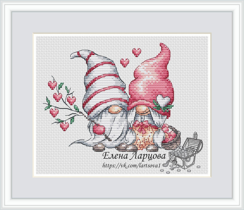 Gnomes of Happiness - PDF Cross Stitch Pattern - Wizardi