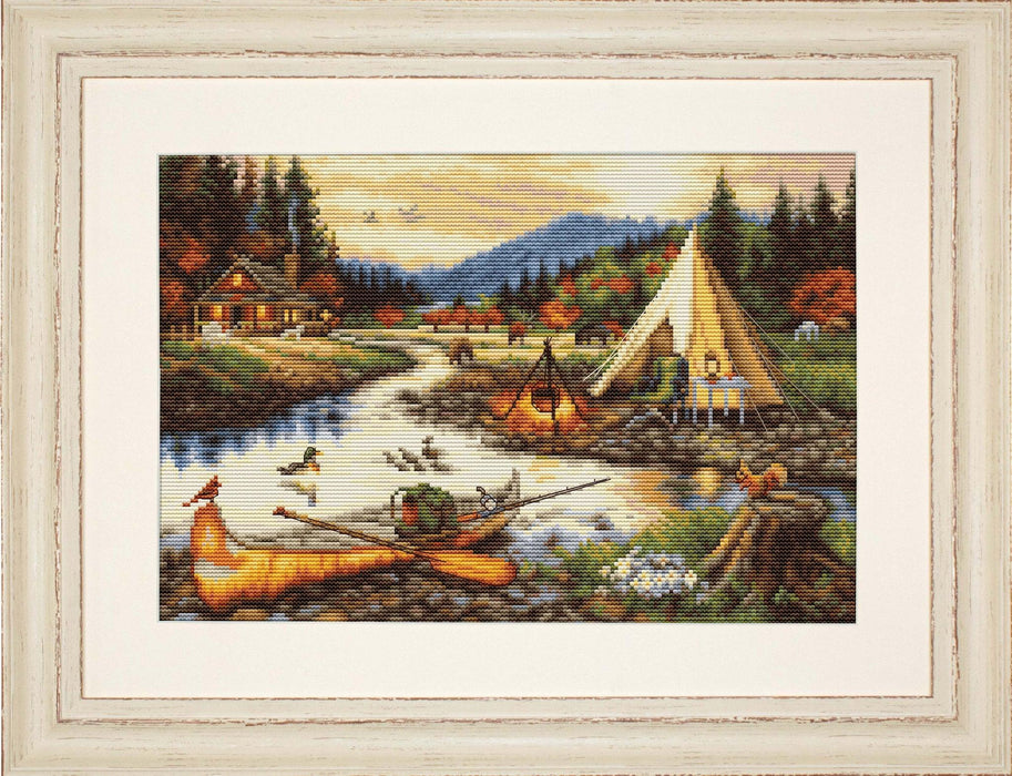 Gold Creek BU5021L Counted Cross-Stitch Kit - Wizardi