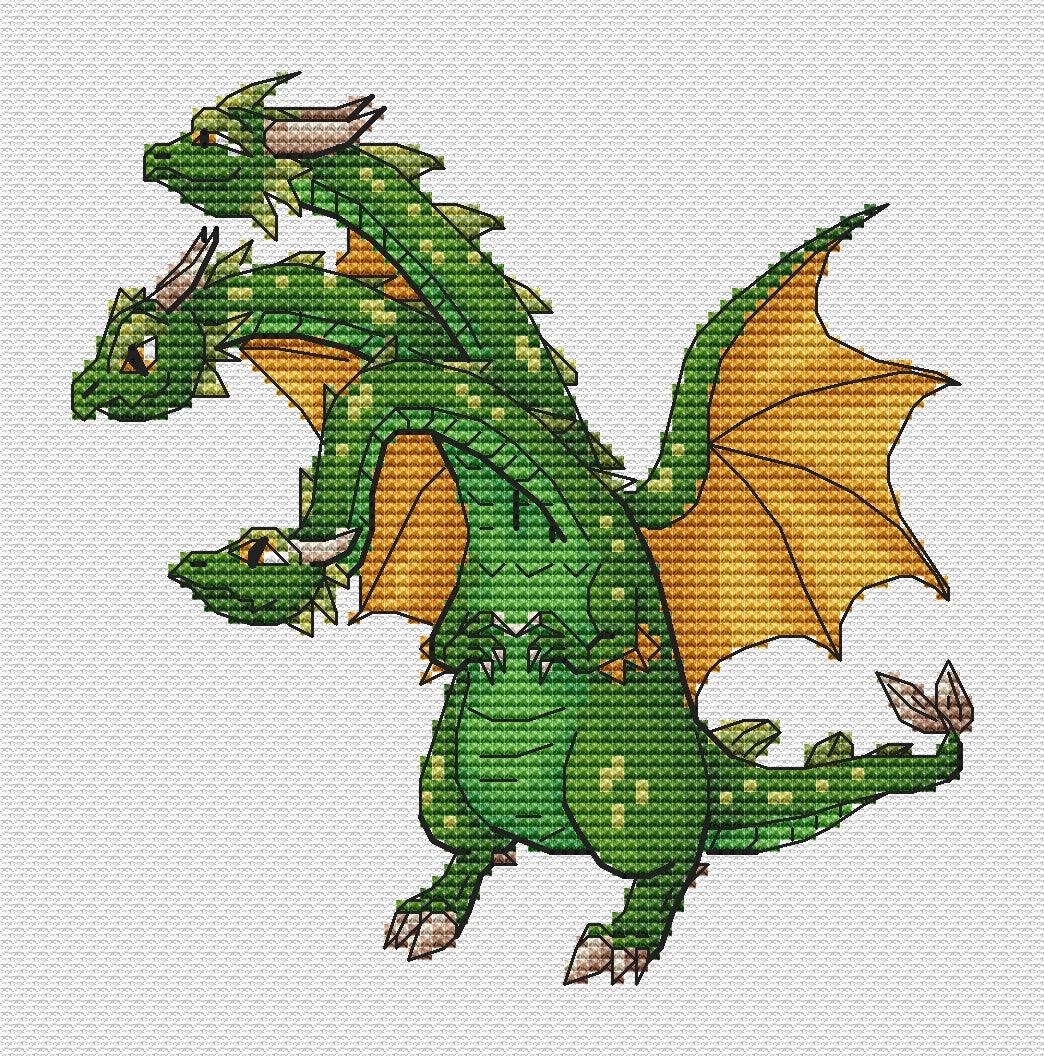 Gorynych - PDF Cross Stitch Pattern - Wizardi