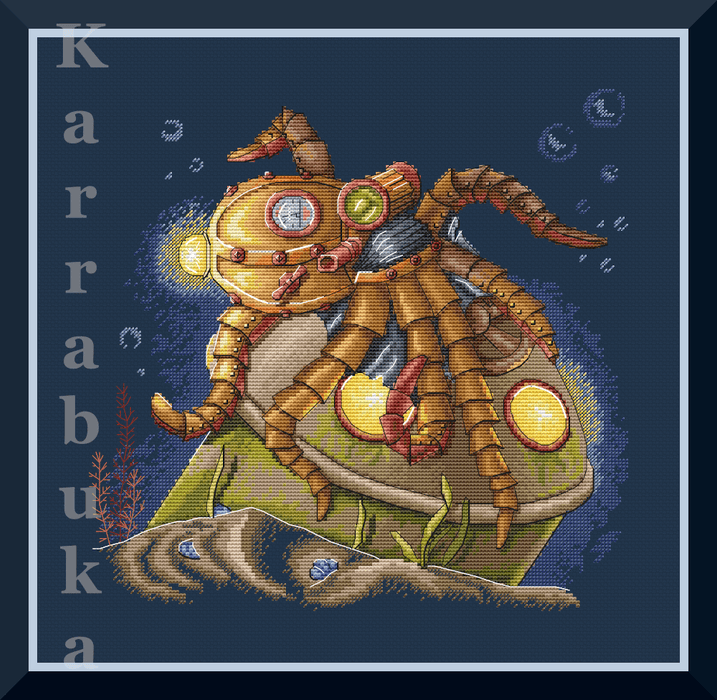 Guardian of the Depth - PDF Cross Stitch Pattern - Wizardi