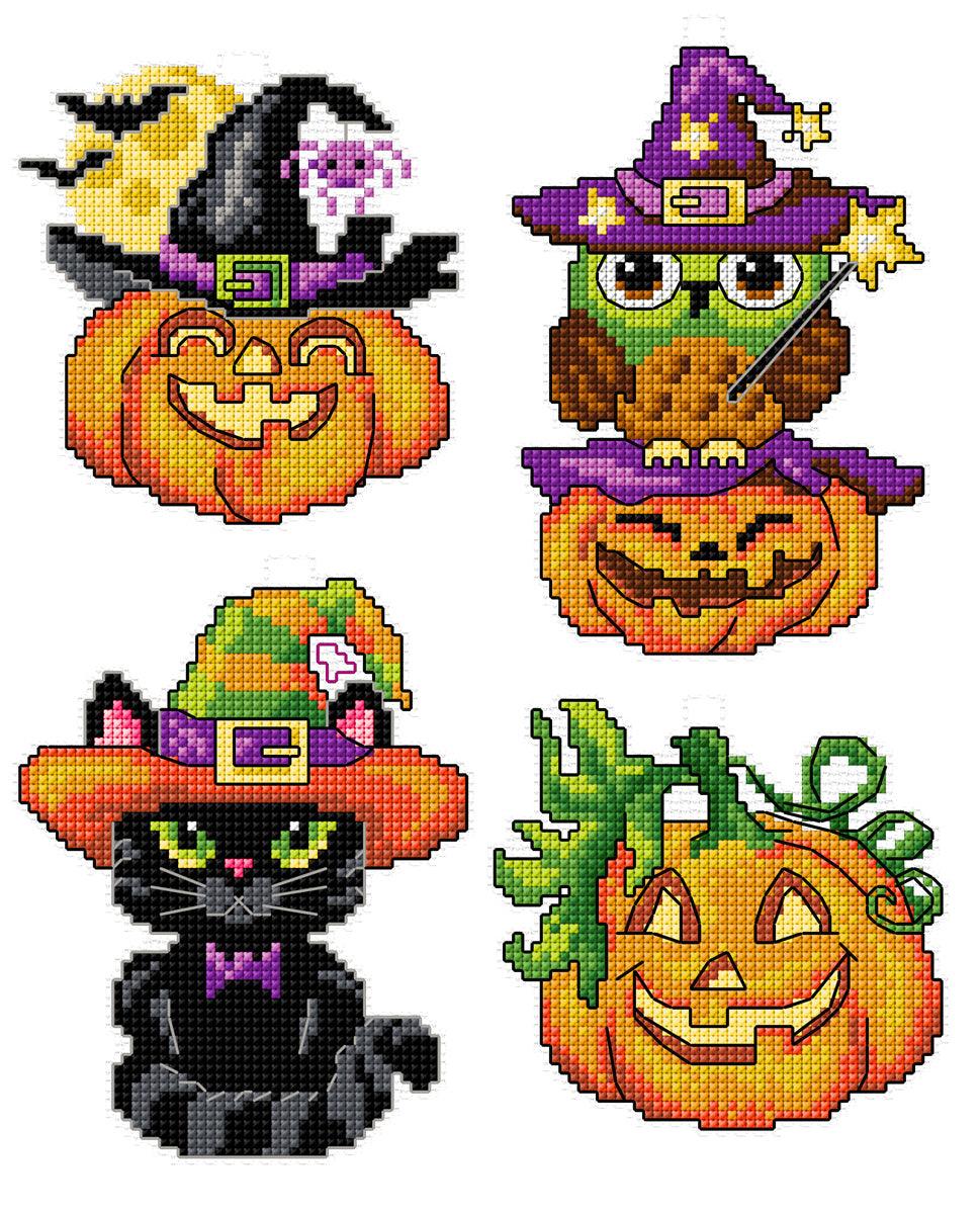 Halloween 137CS Counted Cross-Stitch Kit - Wizardi