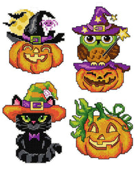 Halloween 137CS Counted Cross-Stitch Kit - Wizardi