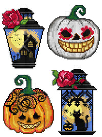 Halloween gothic 159CS Counted Cross-Stitch Kit - Wizardi
