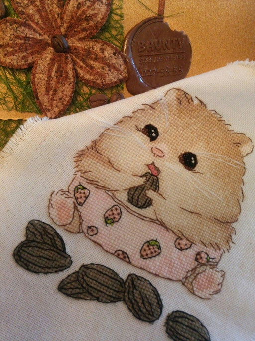 Hamster - PDF Cross Stitch Pattern - Wizardi