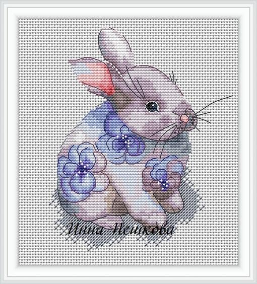 Hare - PDF Cross Stitch Pattern - Wizardi