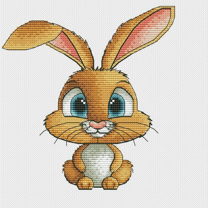 Hare - PDF Cross Stitch Pattern - Wizardi