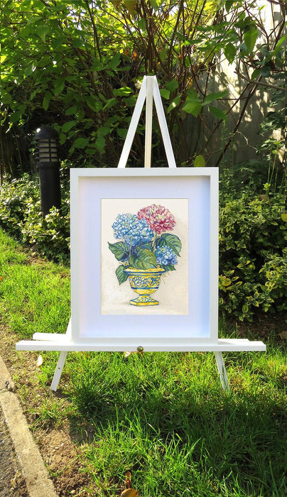 Hydrangea Blooms L8065 Counted Cross Stitch Kit - Wizardi