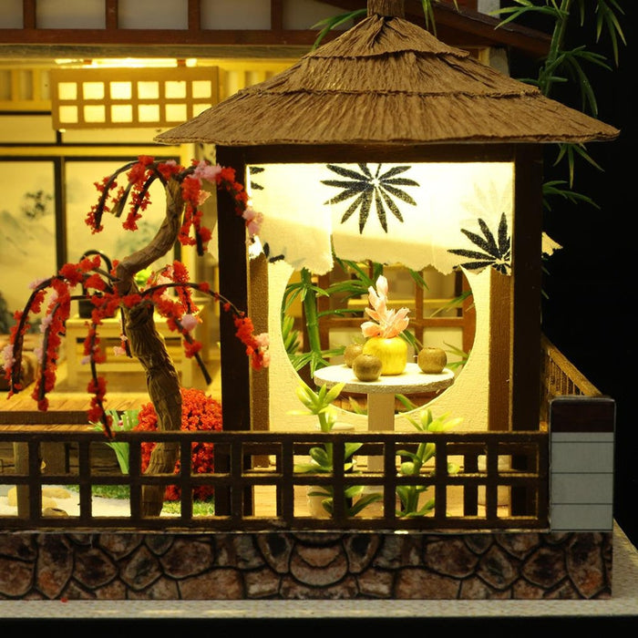 Miniature Wizardi Roombox Kit - Japanese Garden Dollhouse Kit