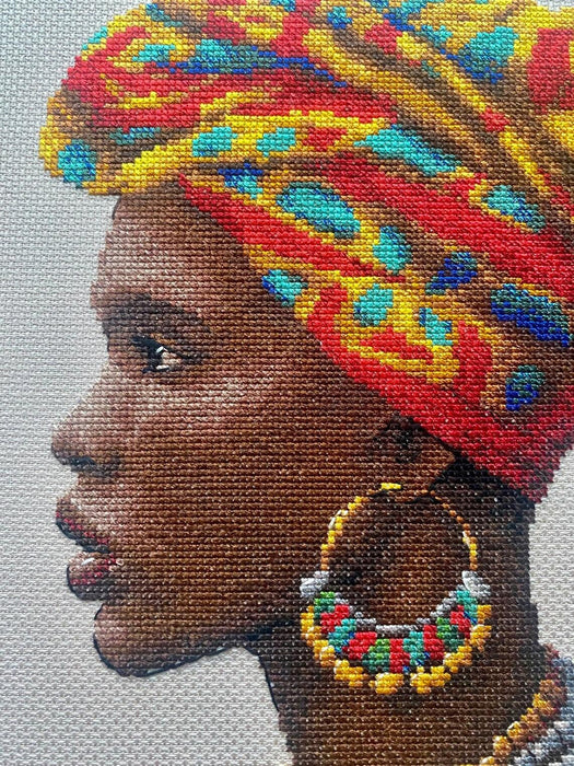 Amazing Women. Africa 2164R Counted Cross Stitch Kit - Wizardi