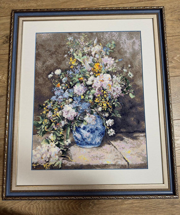 Spring Bouquet after P. A. Renoir's Painting 2137R Counted Cross Stitch Kit - Wizardi