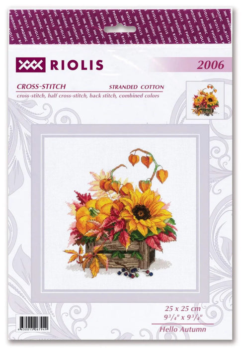 Hello Autumn R2006 Counted Cross Stitch Kit