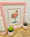 Blooming Flamingo 2117R Counted Cross Stitch Kit - Wizardi