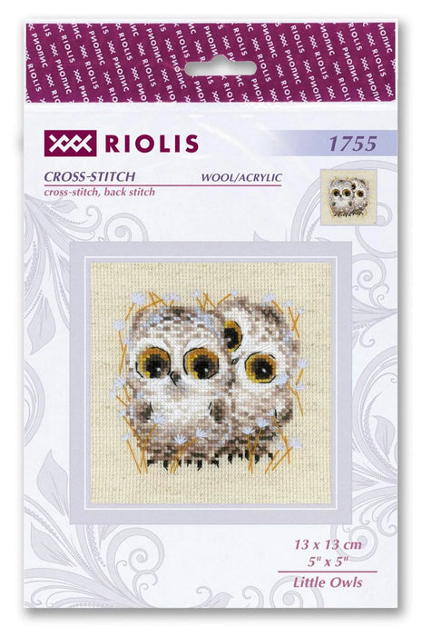 Little Owls R1755 Counted Cross Stitch Kit