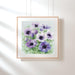 Purple Anemones 2176R Counted Cross Stitch Kit - Wizardi