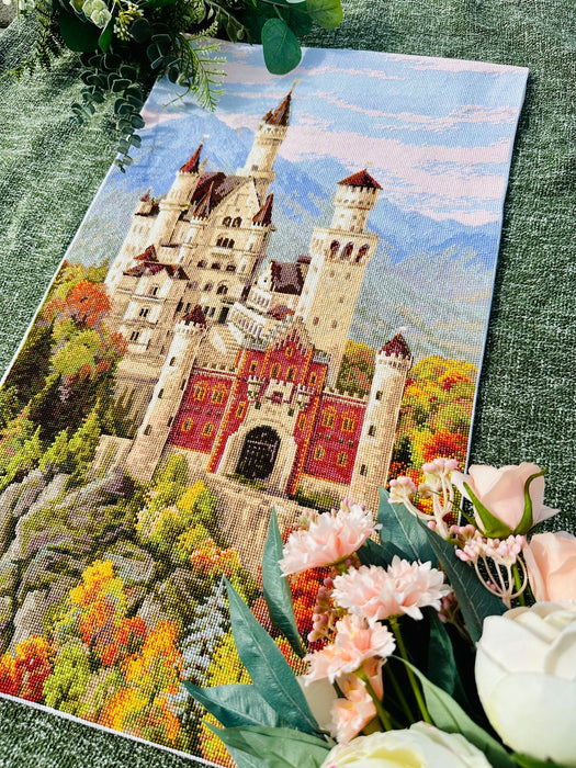 Neuschwanstein Castle R1520 Counted Cross Stitch Kit