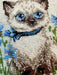 Siamese Kitten 2118R Counted Cross Stitch Kit - Wizardi