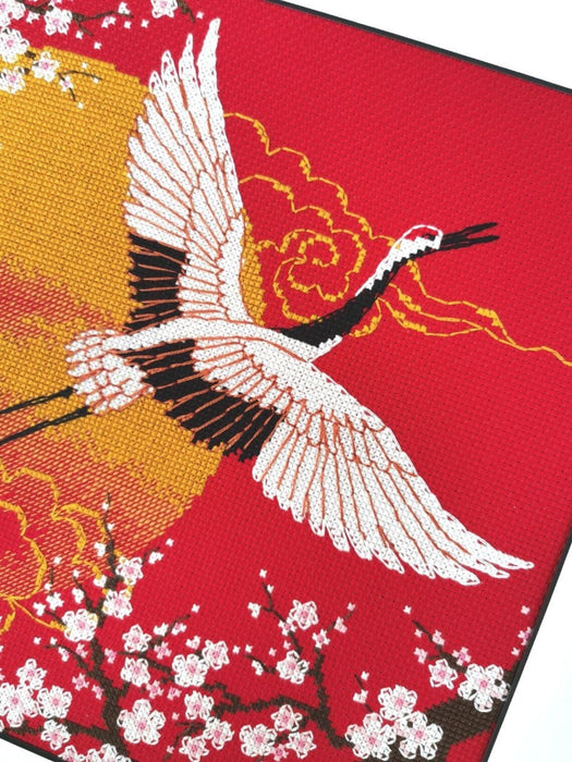 Under Heaven. Cranes R2077 Counted Cross Stitch Kit