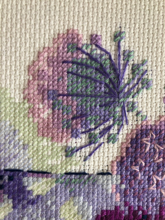 Purple Allium R1974 Counted Cross Stitch Kit