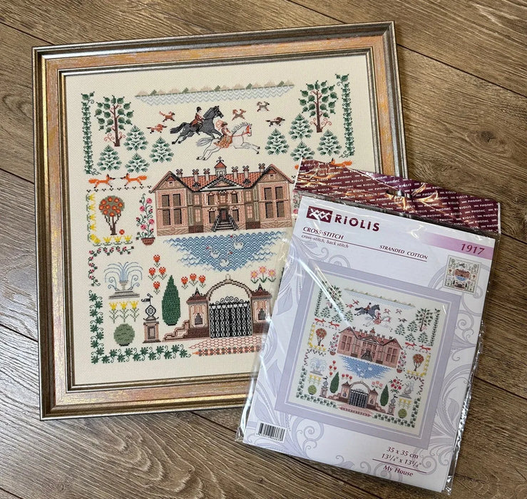 My House R1917 Counted Cross Stitch Kit