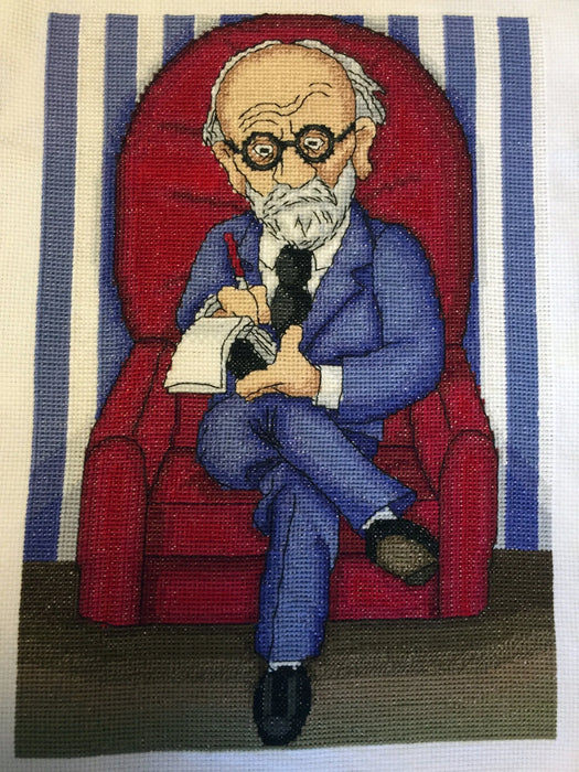 Dr. Sigmund Freud - PDF Cross Stitch Pattern