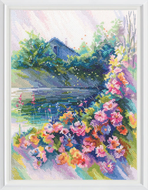 In the rays of the summer sun M869 Counted Cross-Stitch Kit - Wizardi