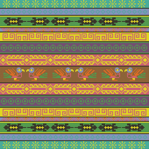 Indian Motifs 2 - PDF Cross Stitch Pattern - Wizardi