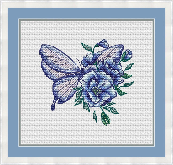 Insects. Butterfly - PDF Cross Stitch Pattern - Wizardi