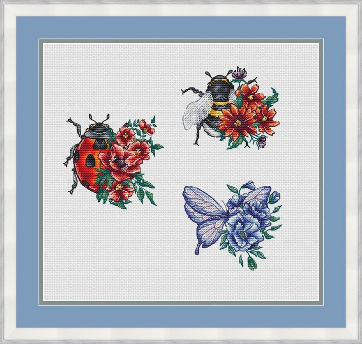 Insects. Butterfly - PDF Cross Stitch Pattern - Wizardi