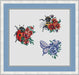 Insects. Ladybug - PDF Cross Stitch Pattern - Wizardi