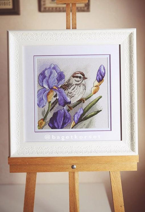 Irises - PDF Cross Stitch Pattern - Wizardi