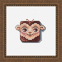 My Darlings. Monkey - PDF Cross Stitch Pattern