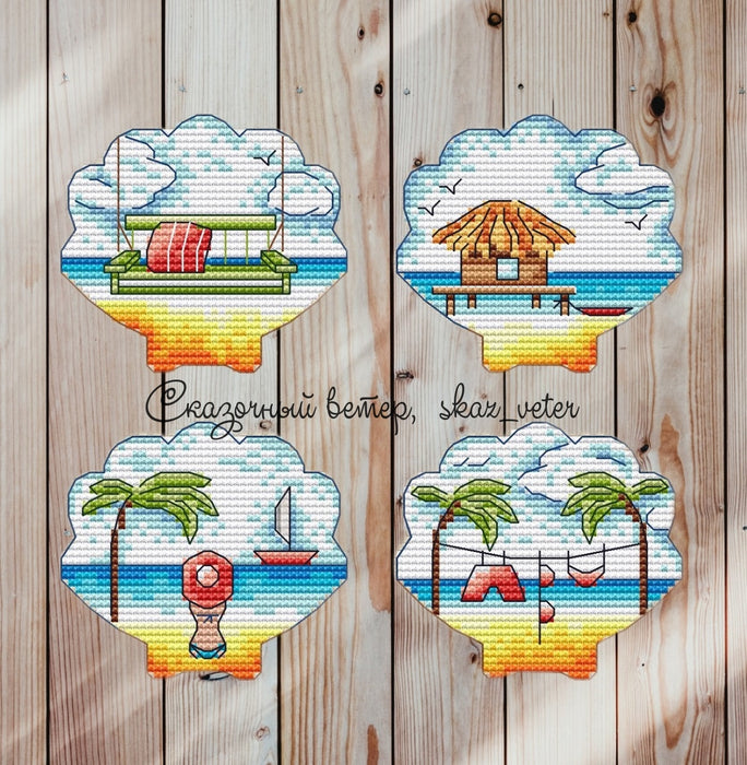 Seaside Dreams - PDF Cross Stitch Pattern