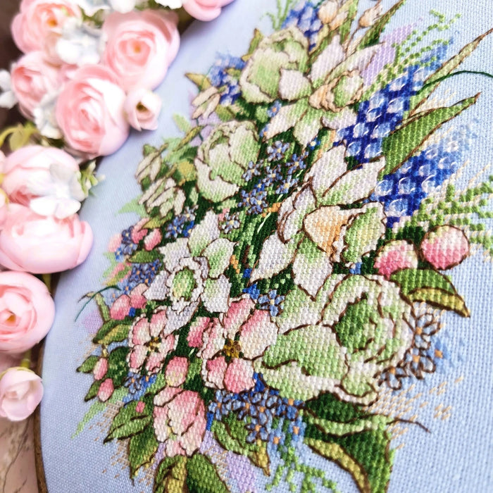 Spring composition - PDF Cross Stitch Pattern