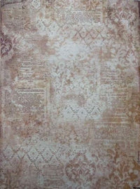 Ancient Patterns Designer Printed AIDA Fabric. Canvas for embroidery with an applied background  KF-1234A