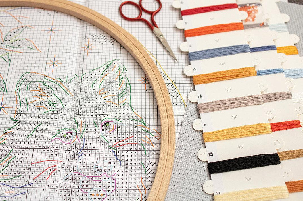 Kitsune L8900 Counted Cross Stitch Kit - Wizardi