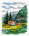 Landscape 136CS Counted Cross-Stitch Kit - Wizardi