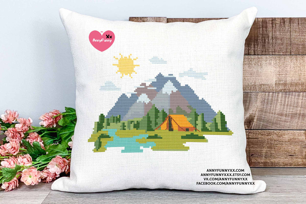 Seasons. Tourism. Summer - PDF Cross Stitch Pattern