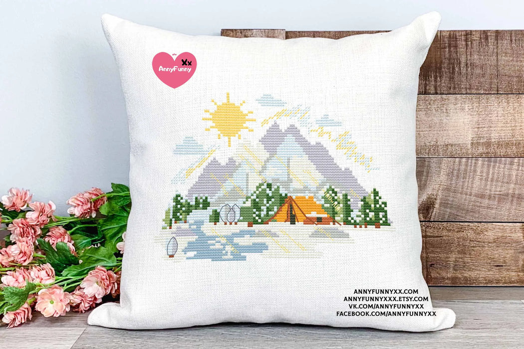 Seasons. Tourism. Winter - PDF Cross Stitch Pattern