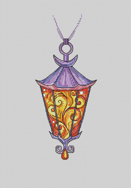 Lantern 7 - PDF Cross Stitch Pattern - Wizardi