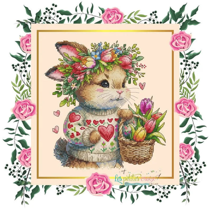 Spring Bunny - PDF Cross Stitch Pattern