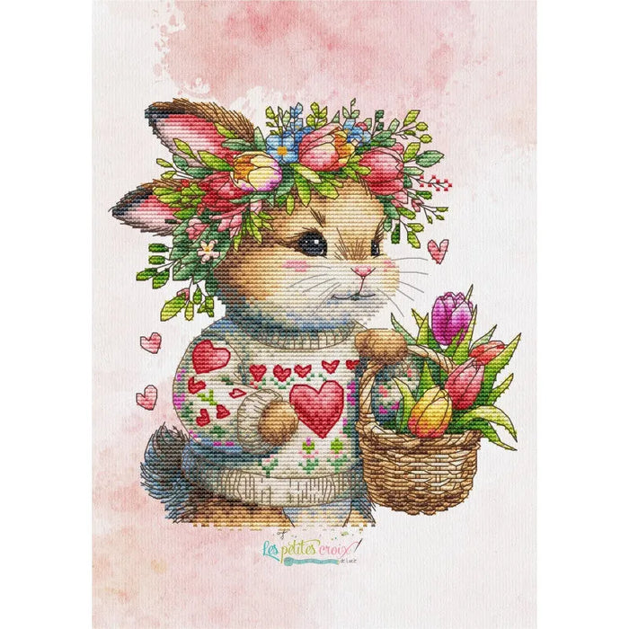 Spring Bunny - PDF Cross Stitch Pattern