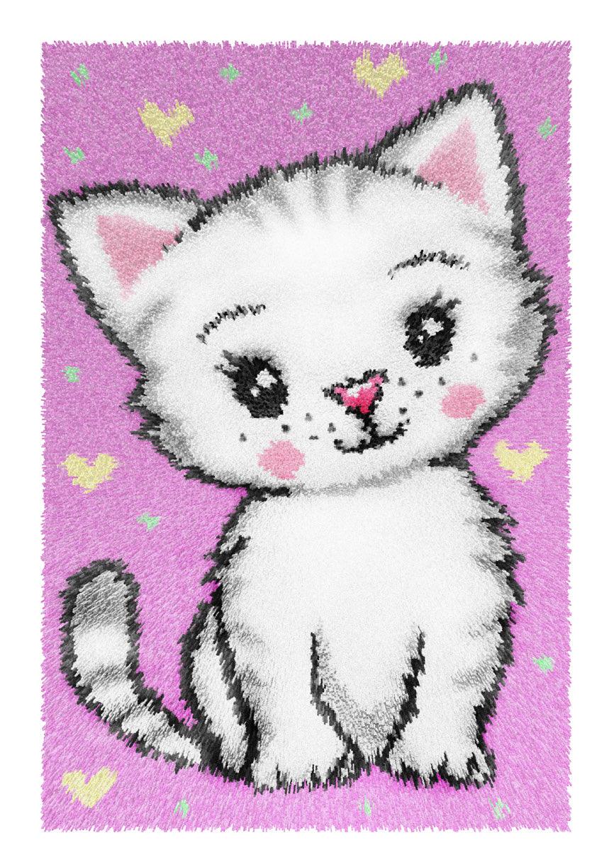 Latch-hook rug kit Kitty 4234 - Wizardi