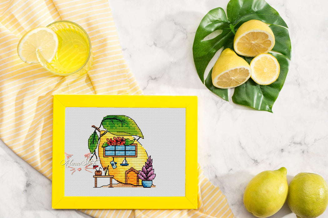 Lemon - PDF Cross Stitch Pattern - Wizardi