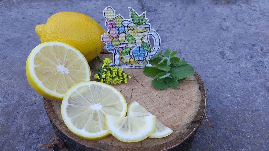 Lemonade - PDF Cross Stitch Pattern - Wizardi