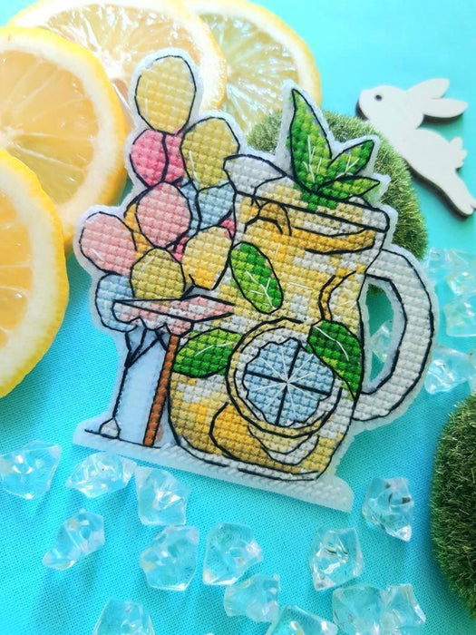 Lemonade - PDF Cross Stitch Pattern - Wizardi