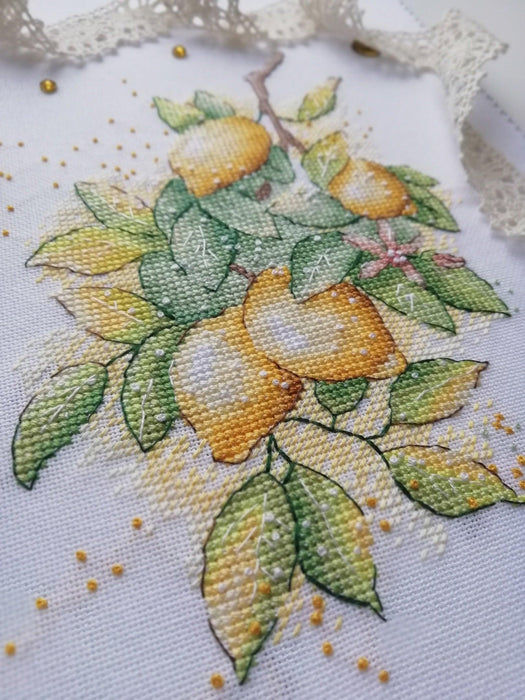 Lemons - PDF Cross Stitch Pattern - Wizardi