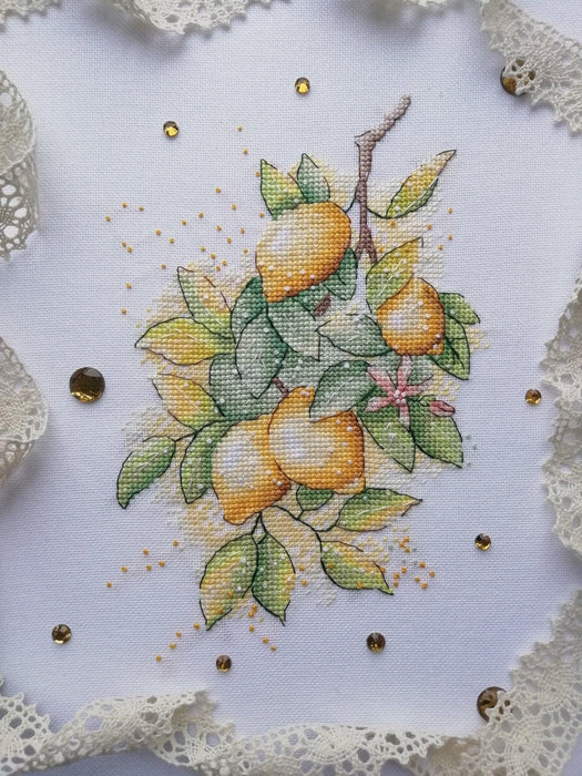 Lemons - PDF Cross Stitch Pattern - Wizardi