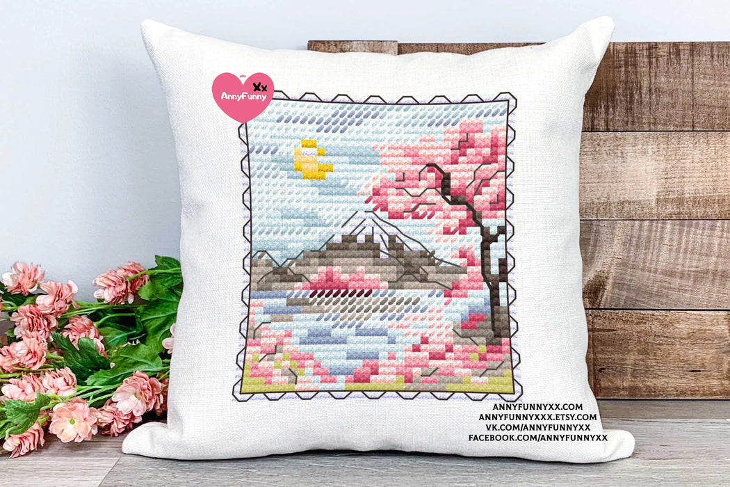 Sakura Serenade - PDF Cross Stitch Pattern