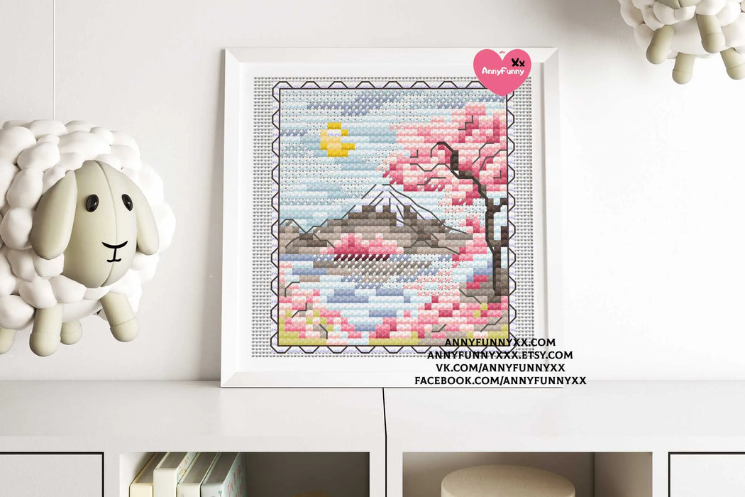 Sakura Serenade - PDF Cross Stitch Pattern