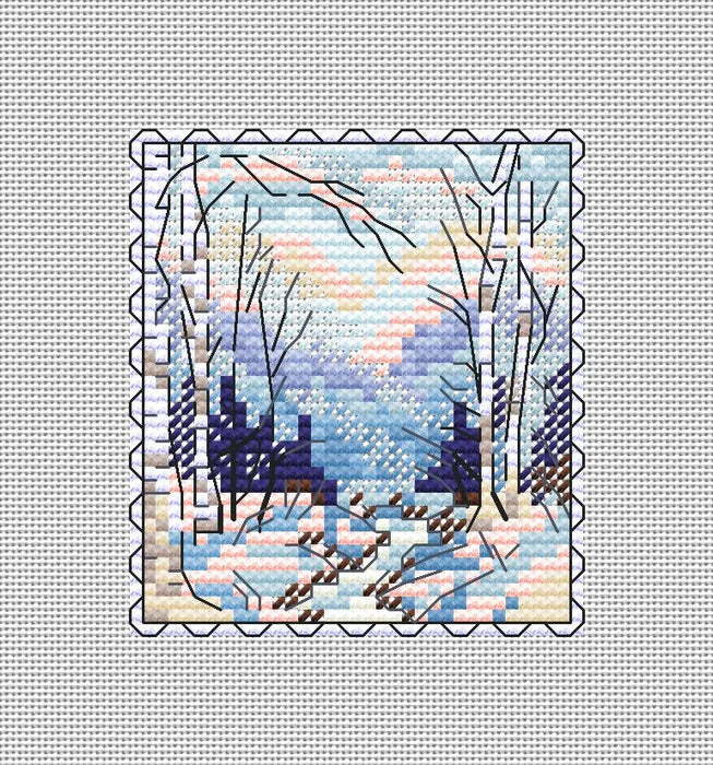 Winter Impressions - PDF Cross Stitch Pattern